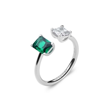 Stříbrný prsten Brosway Fancy Life Green FLG09 + dárek zdarma