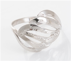 Dámský stříbrný prsten bez kamínků STRP0288F